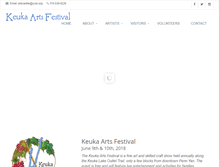 Tablet Screenshot of keukaartsfestival.com